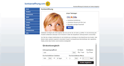 Desktop Screenshot of kontoeroeffnung.com